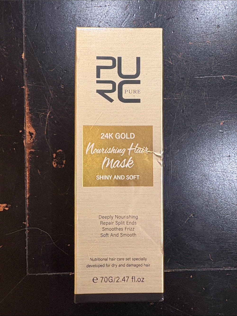Pure 24k Gold Nourishing Hair Mask - NIB, sealed